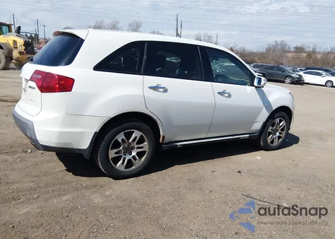 2007 Acura Mdx Technology Package из США, поврежденный, VIN 2HNYD28357H521670